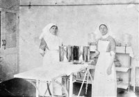 In the operating theatre with sterilisation equipment