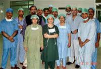 The Local team from the Al Shifa Hospital